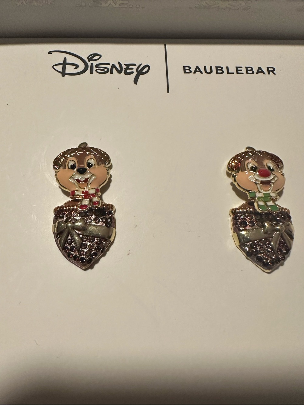 BaubleBar Disney Chip and Dale Acorn Earrings Retired Design